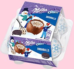 Snhov cukrovinka Milka SnowBallss