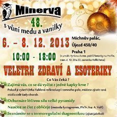 Veletrh zdrav a esoteriky Minerva s vn medu a velho vosku