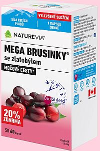  Naturevia Mega Brusinky se zlatoblem