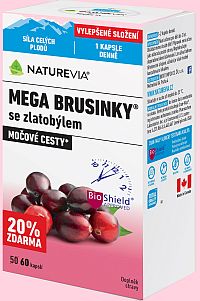 Naturevia Mega Brusinky se zlatoblem