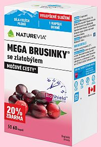 Naturevia Mega Brusinky se zlatoblem