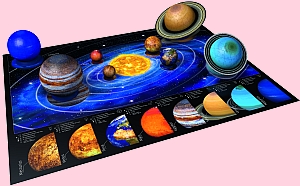 3D puzzle Planetární soustava 3D puzzle Planetární soustava
