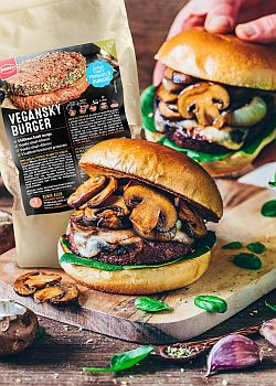 veganský burger od Semixu