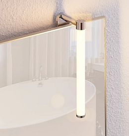 světla a zrcadla v koupelně