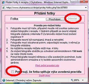 Jak pidat fotku k receptu