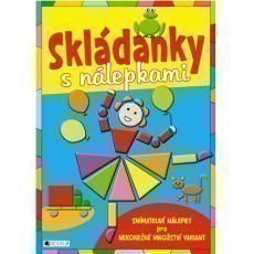 Skládanky s nálepkami - modrá Skládanky s nálepkami - modrá