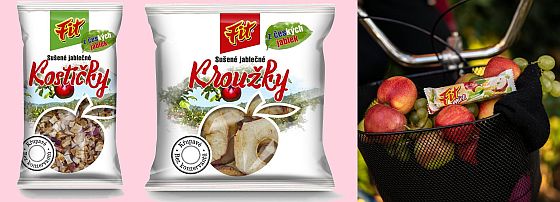 Fit jablečné kroužky Fit jablečné kroužky