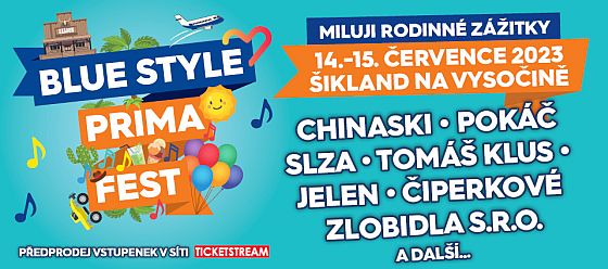Letn rodinn festival BLUE STYLE PRIMA FEST