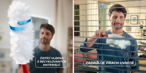 Vileda- teleskopick� prachovka Flex&Catch