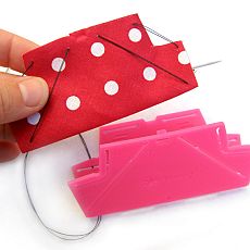 výroba květiny Kanzashi výroba květiny Kanzashi