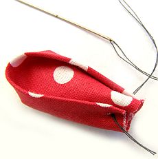 výroba květiny Kanzashi výroba květiny Kanzashi