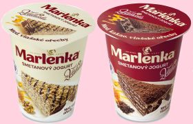 Smetanov� jogurt z Vala�ska MARLENKA med