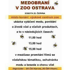 Ochutnvka medu a beseda o velch na medobran v ZOO Ostrava