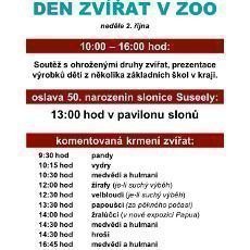 ZOO Ostrava oslav Den zvat spolen s narozeninami slon babiky