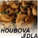 Houby pečené se smetanou 