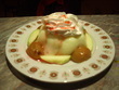 fotka Zdobený ovocný pudink