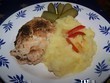 fotka Kuec kapsa se srem a anglickou slaninou