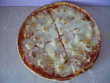 fotka Pizza s ananasem a smetanovm zkladem 