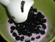 fotka Jogurtov zmrzlina s lesnm ovocem