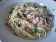 fotka Uzen losos s fettucinne