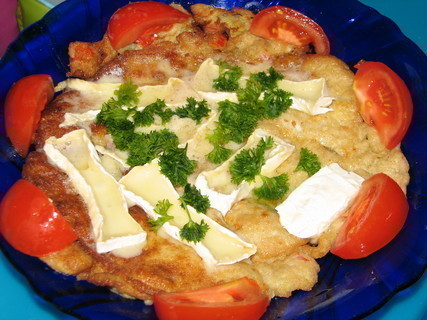 FOTKA - Krlovsk omeleta se smetanovm Hermelnem