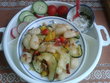 fotka Cuketa s paprikou a koprem s gnocchi