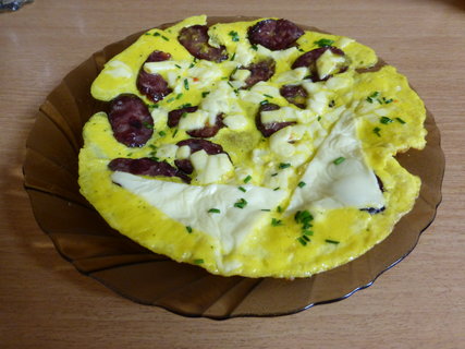 FOTKA - Selsk omeleta s plsovm srem