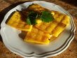 fotka Polenta s esnekovm mslem