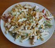 fotka Salt z vrtul se zeleninou a kuecm masem
