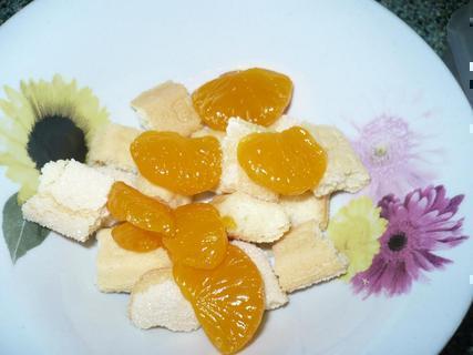 FOTKA - Pudink s mandarinkami a sirupem
