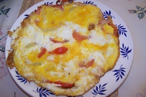 FOTKA - Vajen omeleta s kabanosem