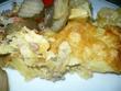 fotka Zapeen esnekov-smetanov brambory s mletm masem