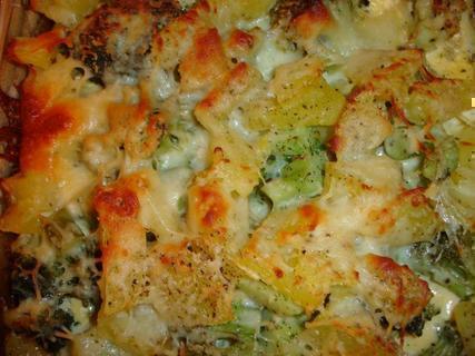 FOTKA - Zapkan brokolice s brambory, vejci a srem