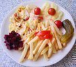fotka Pangasius s rajaty a paprikou
